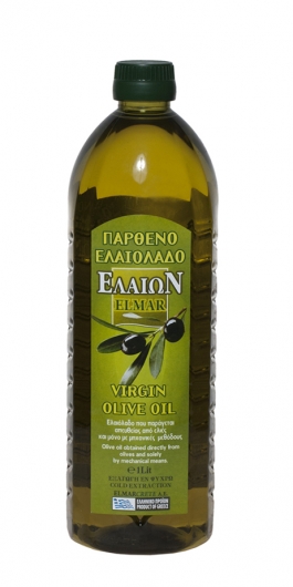 ELEON: Virgin olive oil 1ltr plastic bottle